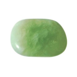 Jade verde rodada grande