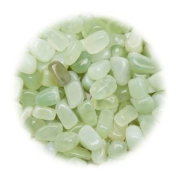 Jade verde rodada grande