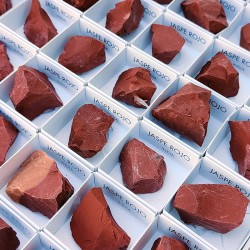 Jaspe rojo bruto (unidad)