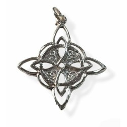 Colgante de plata nudo 3C