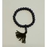 Pulsera Mala tibetana Gri
