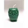 Vela Forma Buho Verde