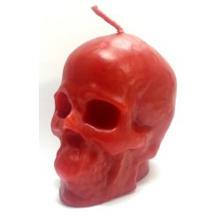 VELA FORMA Craneo 9 cm (Rojo)