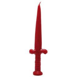 VELA FORMA Espada (Roja)