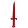 VELA FORMA Espada (Roja)