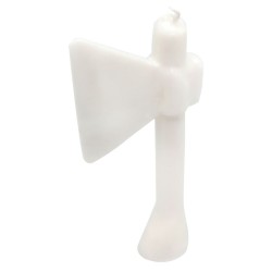 VELA FORMA Hacha (Blanco)