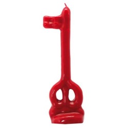 VELA FORMA Llave Rojo