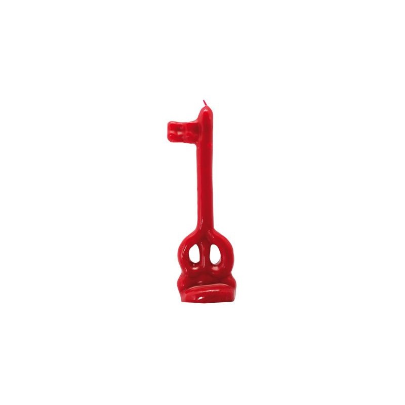 VELA FORMA Llave Rojo