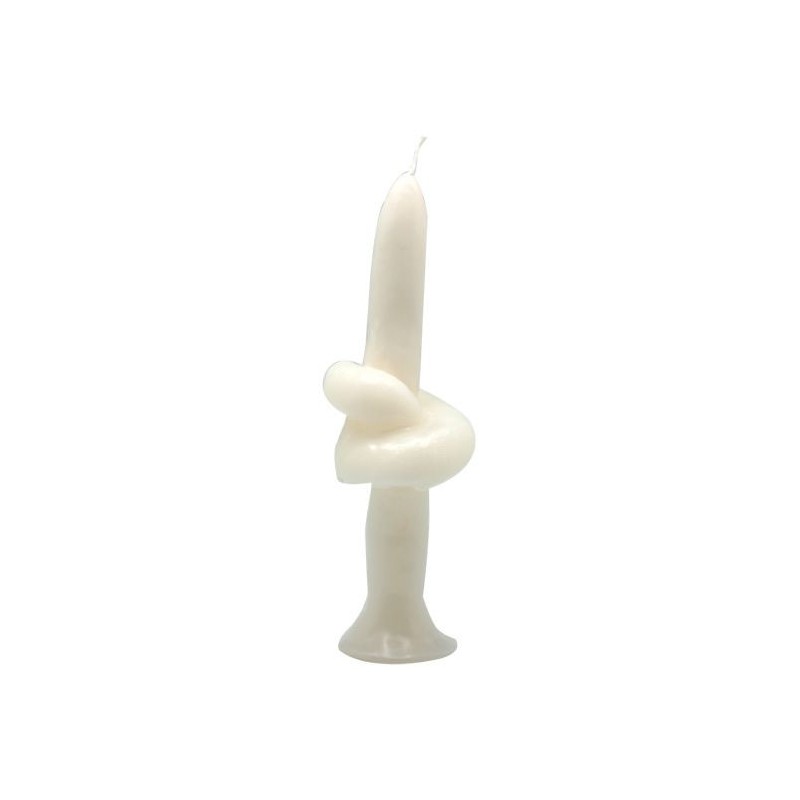 VELA FORMA Nudo Blanco 20