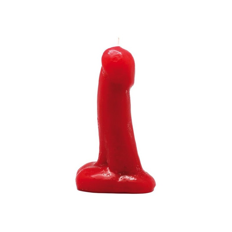 VELA FORMA Pene (Rojo)