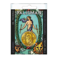Amuleto Tarot Talisman - XXI. THE WORLD -  31 mm  - Lo Scarabeo