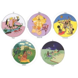 Tarot Motherpeace Round Tarot Deck - Karen Vogel and Vicki Noble - (Redondo) (EN) (USG) (Azul) 03/17