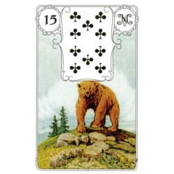 Oraculo Mlle Lenormand nï¿½ 12979 - J.M.C. Blue Owl (Poker Edition) (36 Cartas) (EN) (AGM)