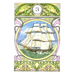Oraculo Art Nouveau Lenormand (36 Cartas) (6 Idiomas) (Sca)