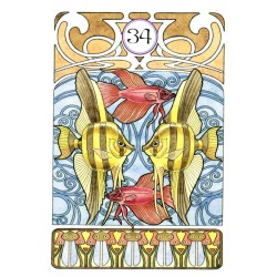 Oraculo Art Nouveau Lenormand (36 Cartas) (6 Idiomas) (Sca)