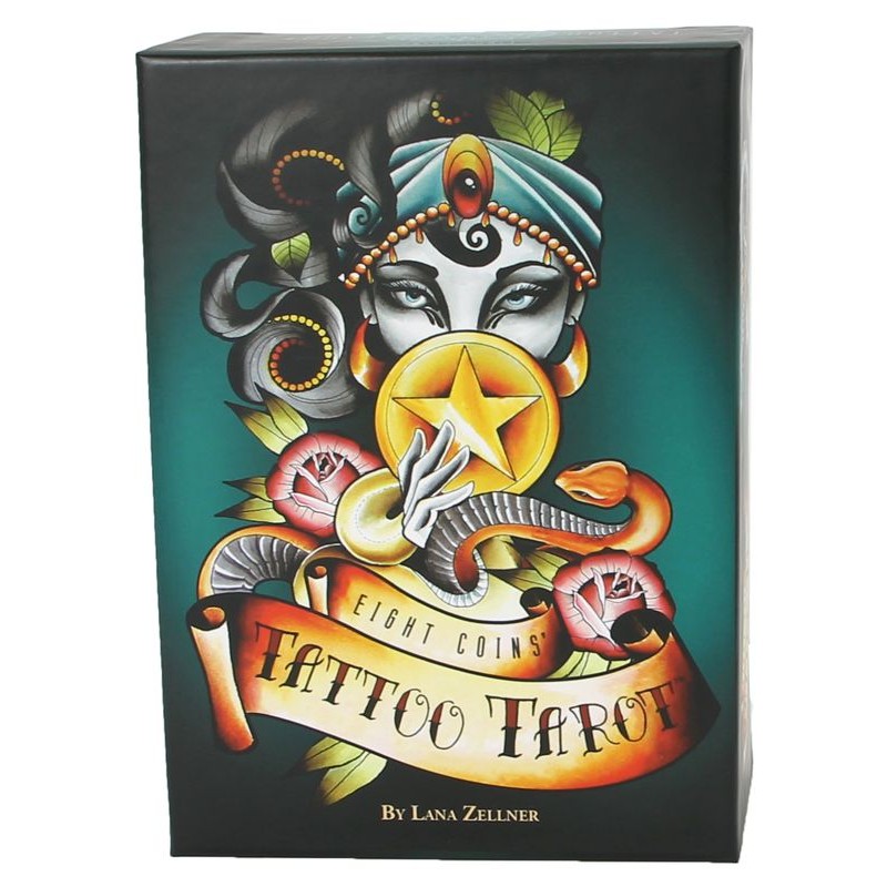 Tarot Eight Coins Tattoo