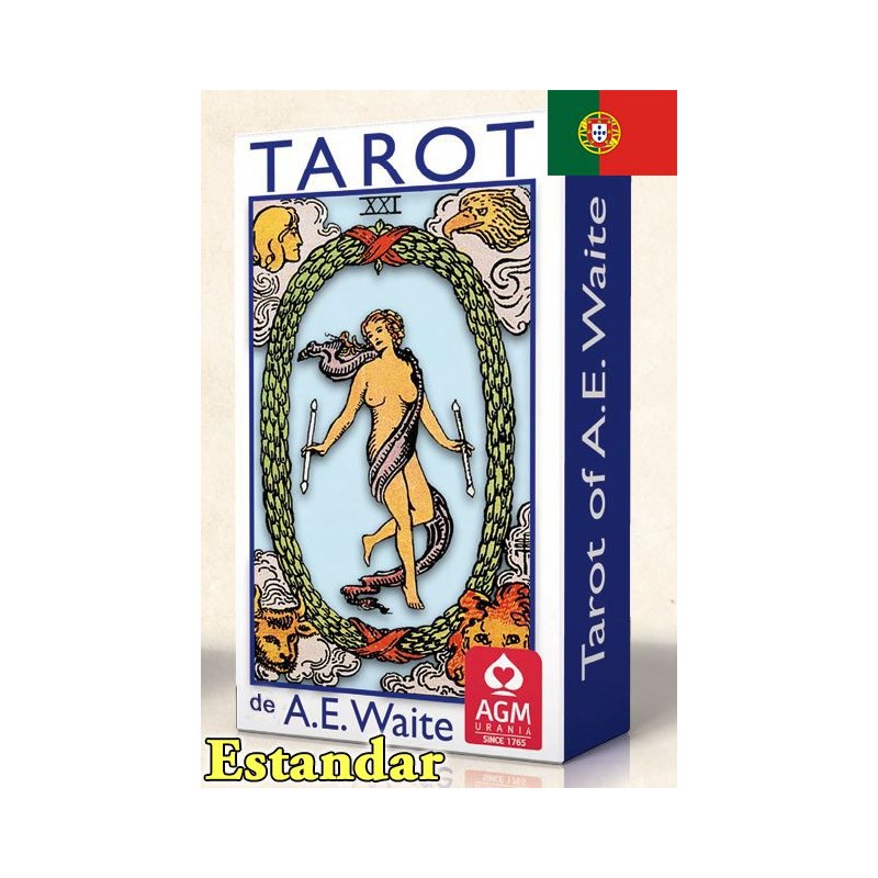 Tarot A. E. Waite & Pamela Colman Smith (Rider) (PT) (AGM) Edicion Azul