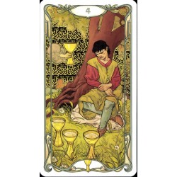 Tarot Art Nouveau Dorado