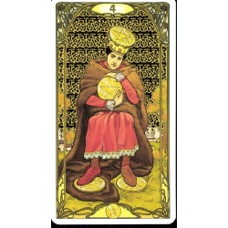 Tarot Art Nouveau Dorado