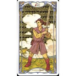 Tarot Art Nouveau Dorado
