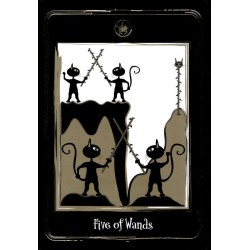 Tarot Golden Black Cat -