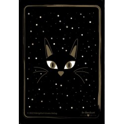 Tarot Golden Black Cat -