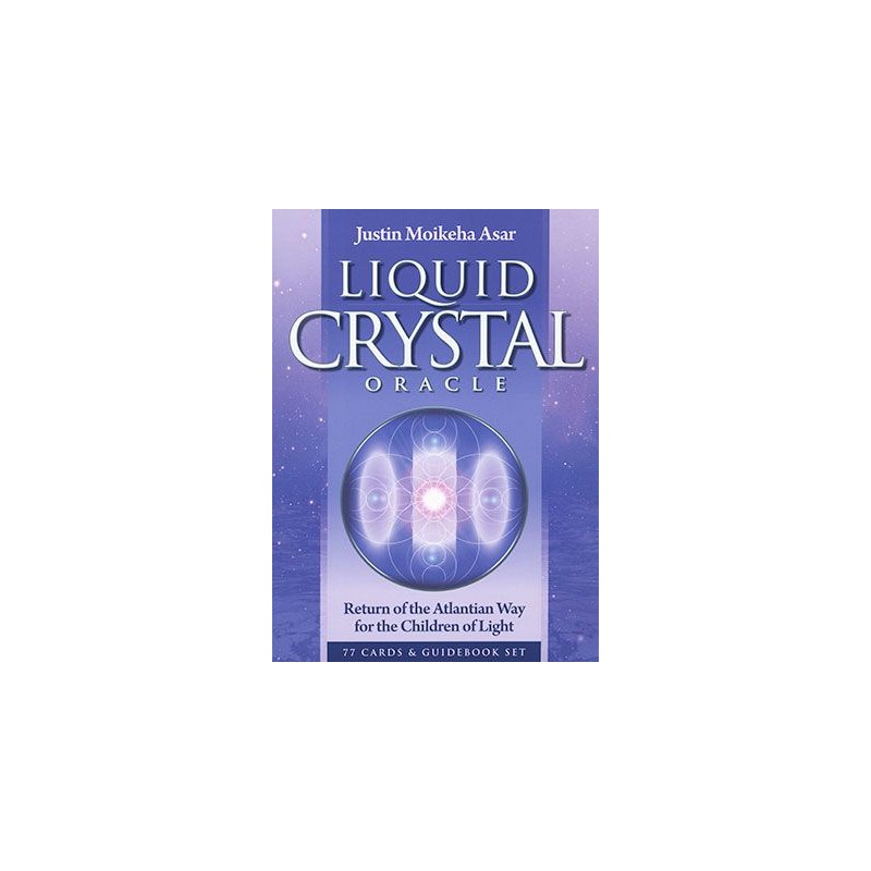 Tarot Liquid Crystal - Justin Moikeha Asar (Oraculo) (Set) (77 Cartas) (EN) (USG) (BLA)