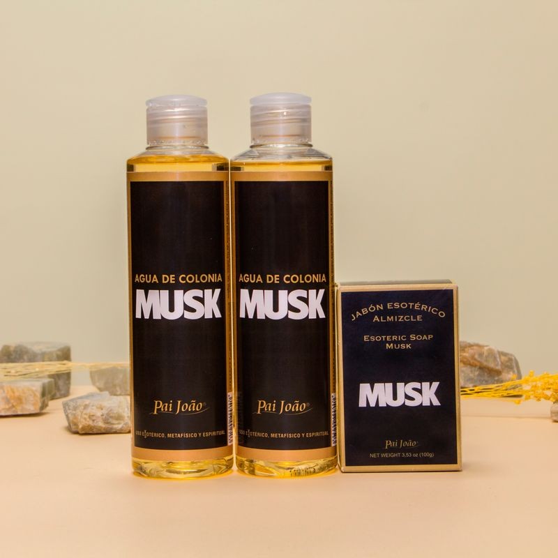 Pac 2 Agua Musk+ Jabon