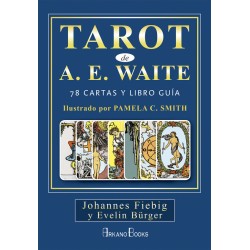 Tarot A.E.Waite (Set) (78 Cartas + Libro) Pamela C.Smith, Jhannes Fiebig y Evelin Büger(Arkano Books)(ALF)