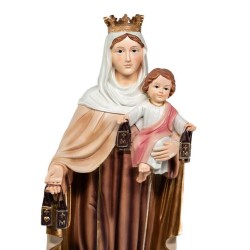 Virgen Del Carmen Base Azul 40 cm