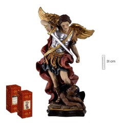 Arcangel San Miguel 30 cm - Resina