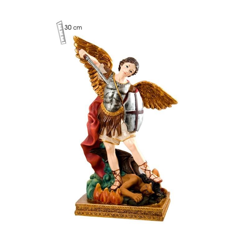 Arcangel San Miguel 30 cm - Resina