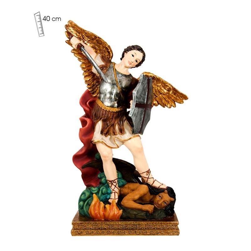 Arcangel San Miguel 40 cm - Resina