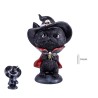 Gato Brujo 15 cm c/ Capa - Resina