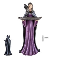 Imagen Bruja 82 cm c/ Bandeja - Resina