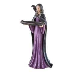 Imagen Bruja 82 cm c/ Bandeja - Resina