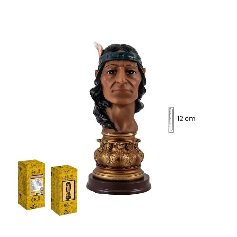 Imagen Busto Guacaipuro 12 cm - Resina