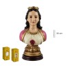 Imagen Busto Maria Lionza 26 cm - Resina