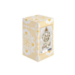 Ganesha Blanco/Oro 20 cm - Resina
