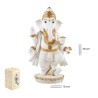 Imagen Ganesha De Pie Blanco/Oro 28 cm - Resina