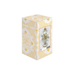 Imagen Ganesha De Pie Blanco/Oro 28 cm - Resina