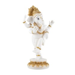Imagen Ganesha Sobre 1 Pierna 32 cm - Resina