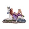 Imagen Hada Tumbada 13 cm c/ Unicornio - Resina