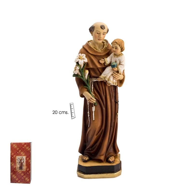 Imagen San Antonio 20 cm c/ Niño - Resina