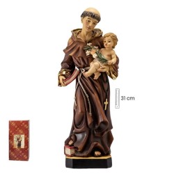 Imagen San Antonio 31cm c/ Niño - Resina