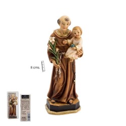 Imagen San Antonio 8 cm c/ Niño - Resina