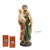 Imagen San Jose 30 cm c/ Niño Y Flores - Resina