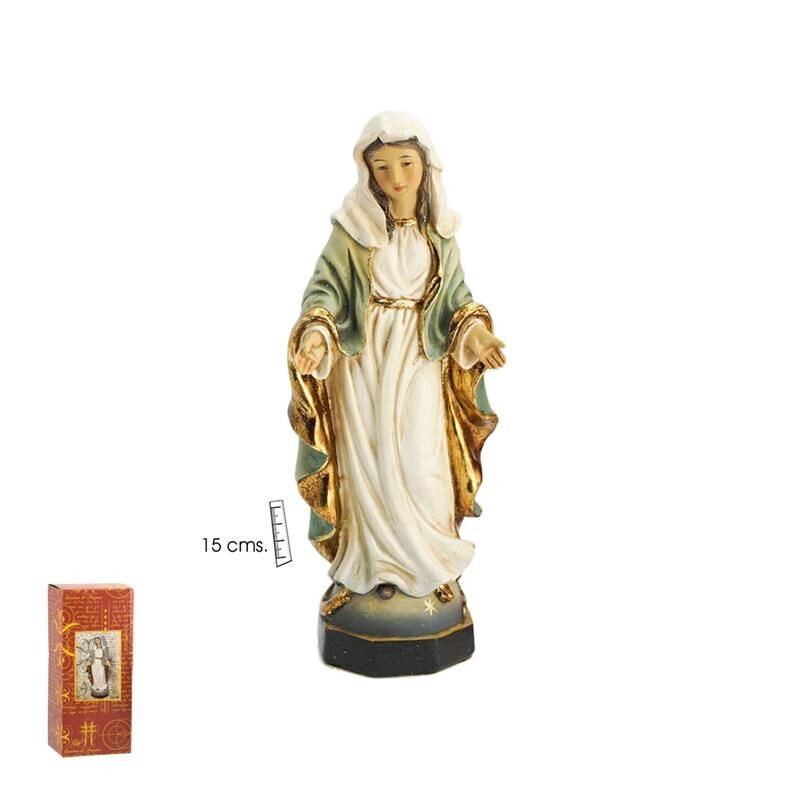 Imagen Virgen Milagrosa 15 cm - Resina