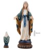 Virgen Milagrosa 60 cm - Resina