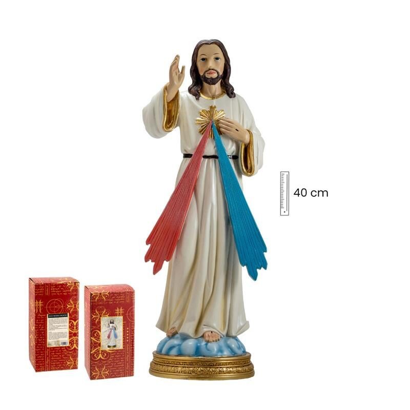 Jesus Misericordioso 40 cm - Resina